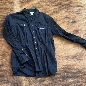 Ariat Black Button-Up Shirt